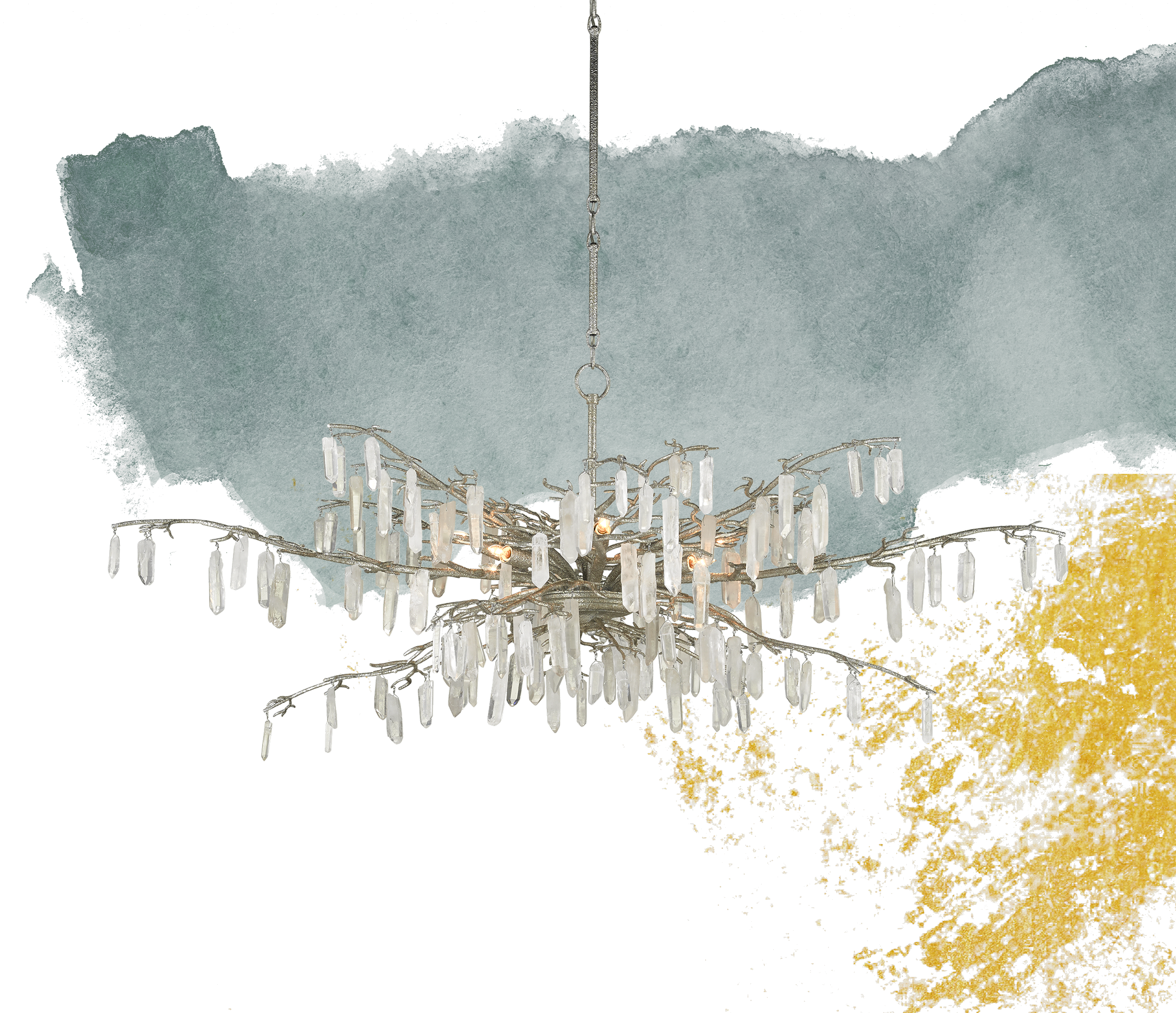 Huckleberry Gold Chandelier